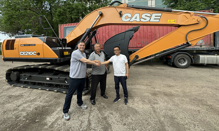 Отгрузка экскаватора CASE CX210C-8 по программе беспроцентной рассрочки